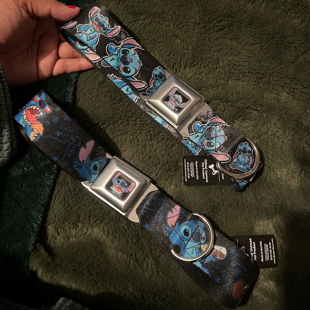 Stitch Buckle Dog Collars XL